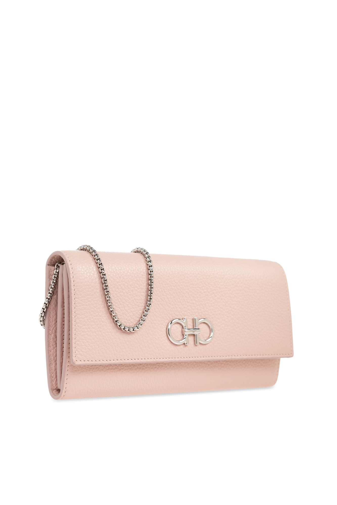 【関税&送料込】Ferragamo Wallets Pink Ferragamo Gancini Leather Wallet | Pink | FARFETCH